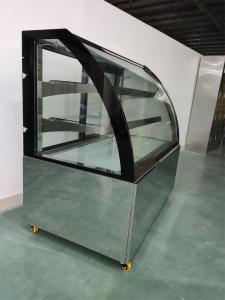 China Curved Refrigerated Bakery Display Case Using Secop Compressor wholesale