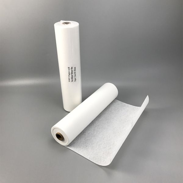Cleanroom SMT Wiping Paper Stencil Roll Cleaning Paper For Electronic Product Line