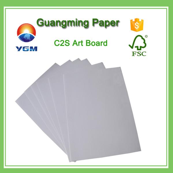 Bulk C2S Coated Large Cardboard Sheets , Plain Cardboard Sheets For Art Projects