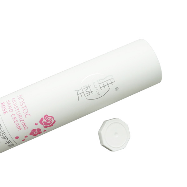 OEM Hand Cream Packaging Empty Cosmetic Tubes Container With Octagonal Cap