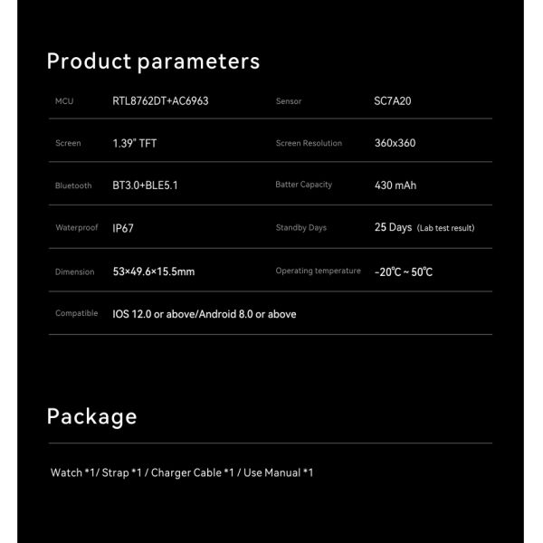 High Quality MG02 GPS Bluetooth Call Smart Watch