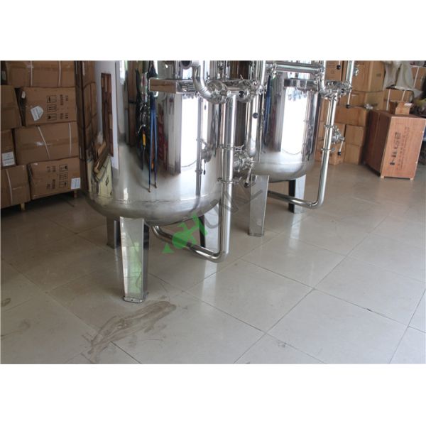 Industrial Stainless Steel Water Cartridge Bag Filter Housing Polishing Or Matt Face