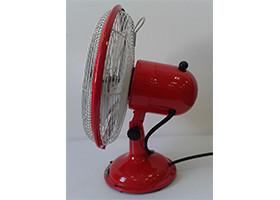 China ETL 30W Retro Table Fan , 3 Speed Air Cooling Vintage Oscillating Table Fan on sale