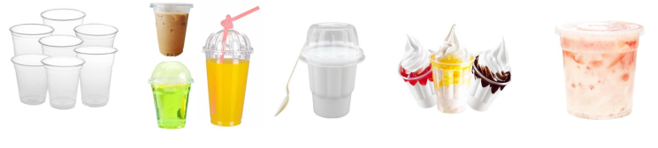 Multifunctional PVC PE Plastic Thermoforming Machine For Cup Making