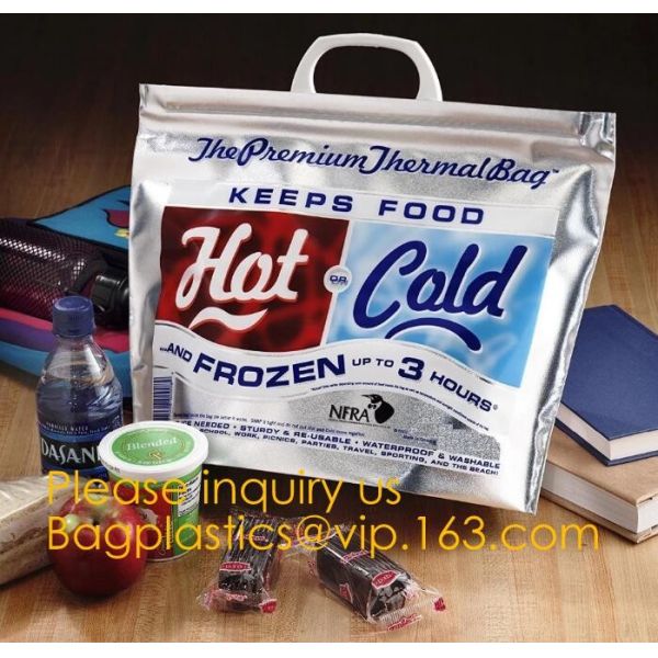 Manufacturer customized portable student instant bag aluminum foil thermal insulation small round food delivery cooler b