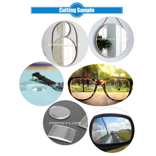 Industrial Small CNC Glass Sheet Cutting Machine 300mm×300mm For Curved Glass