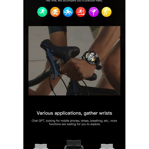 Pro Smart Watch Hombre Heart Rate Blood Pressure Health Monitoring NFC Pro Tracker Smartwatch for Women Men