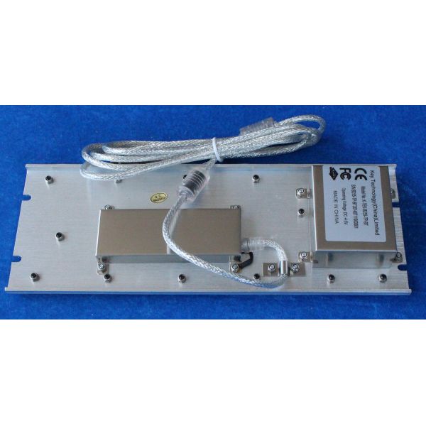 67 Keys Black Metal Keyboard With Ruggedized Touchpad , metal computer keyboad