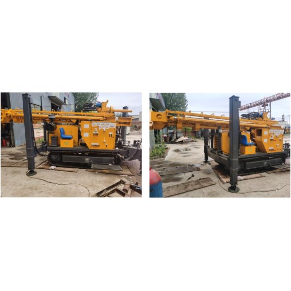 Industrial Borehole Water Well Drill Rig Fully Hydraulic For 350m Drilling