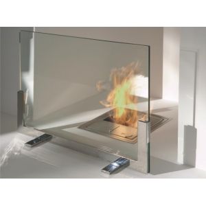 Buy cheap EN12150 Tempered Glass for Fireplace Glass Door from wholesalers