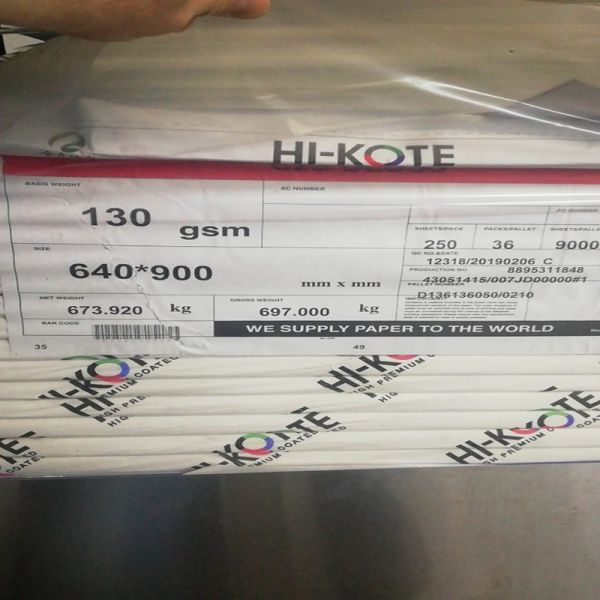 80-200gsm C2S/ Art Paper for Magazine Printing Brightness 92% Paper Type Writing Paper