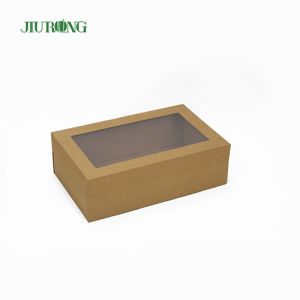 Single Window Biodegradable Takeaway Food Containers Eco Friendly 2100ml