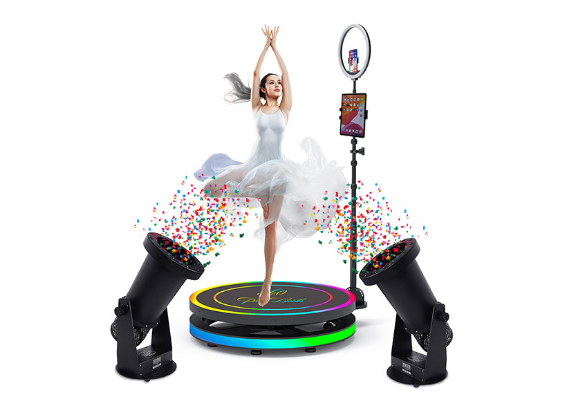 China Small Confetti Paper Machine DMX512 Manual Confetti Blower Machine Rainbow Effect wholesale