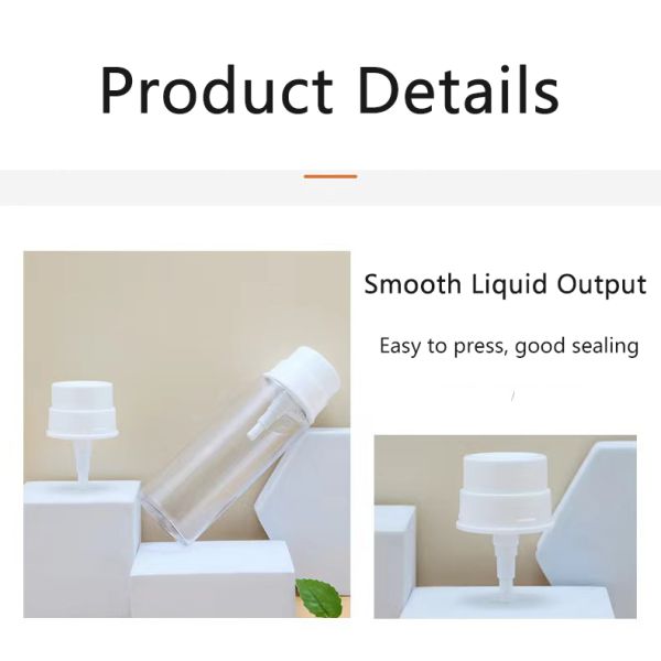 24/410 32/410 Nail Press Pump Bottle Dispenser Smooth Liquid Output Remover Make Up for Cleaning