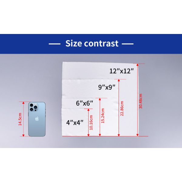 100pcs Multi PU Cleanroom Paper PP Meltblown Floor Cleaning Wiper