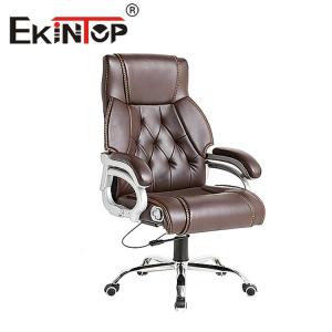 China Durable Leather Massage Office Chair Swivel Brown Leather Executive Chair wholesale