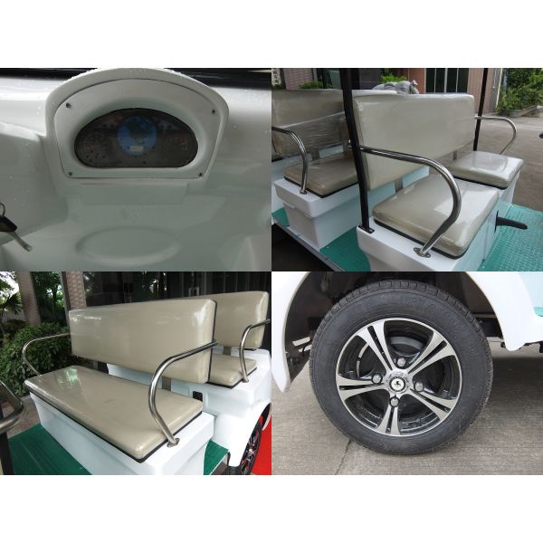 4kW DC Motor Electric Shuttle Bus With Superior Cushioning Capacity for 8 Person