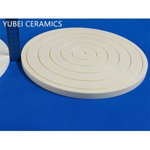 China Durable Mechanical Alumina Ceramic Plates , Ceramic Insulation Sheets With Grooves wholesale