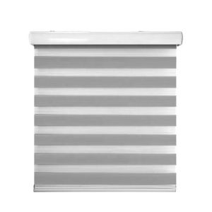 China Cordless Dual Layer Roller Shades Day And Night Zebra Roller Blinds Light Filtering wholesale