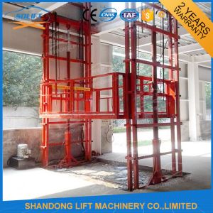 China Construction Material Handling Warehouse Elevator Lift 2 T Loading Capacity wholesale