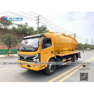China Dongfeng Furuika 4x2 5000 Liters Vacuum Sewer Suction Truck wholesale