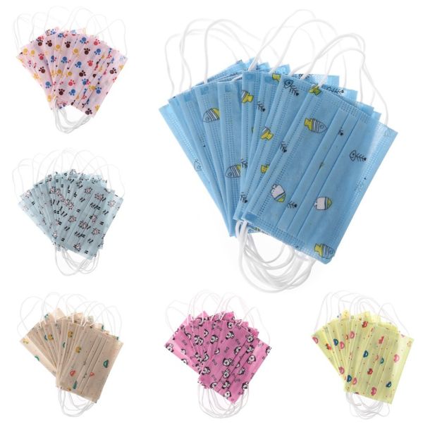 Ear Wearing Children'S Medical Face Masks Dental Face Mask For Girls