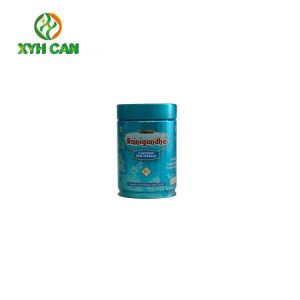 China Coffee Tin Can Frosted Iron Color Mini Dimension Metal Airproof Lids for Coffee Powder wholesale