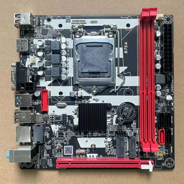 Customized B75A desktop computer motherboard 17*17 inch ITX Mini industrial computer 1155 needle I3/I5/I7 CPU DDR3 ram
