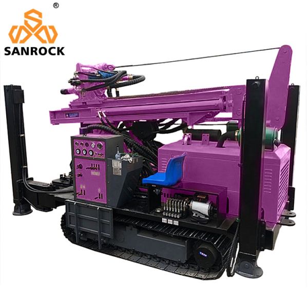Hydraulic Water Well Rig Rotary Bore Hole Depth 300m Water Drilling Rig Machine