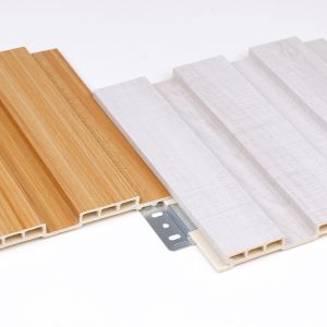 China OEM ODM Eco Friendly WPC Wood Panel Fluted Moisture Resistant wholesale