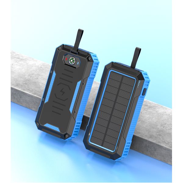 15W Output Power Private Mold Wireless Charging Solar Power Bank for iPhone 30000mAh