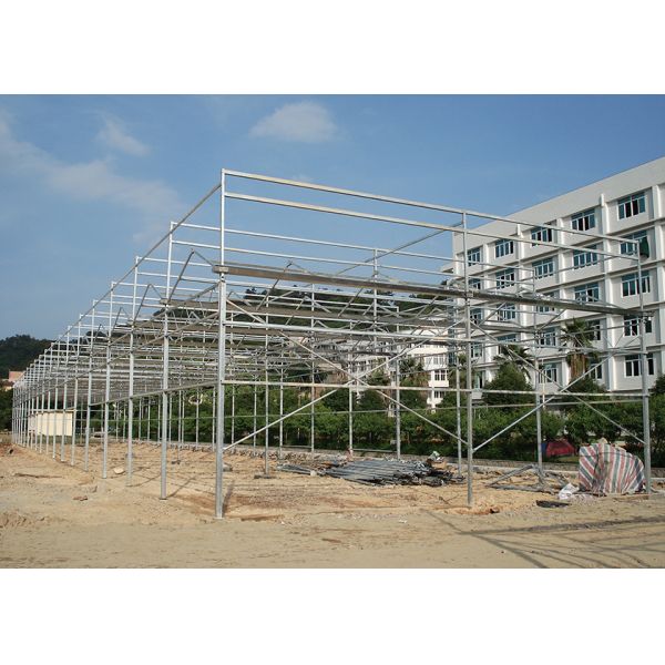 Customized Poly Tunnel Greenhouse Multi Span Agricultural polycarbonate tunnel greenhouse