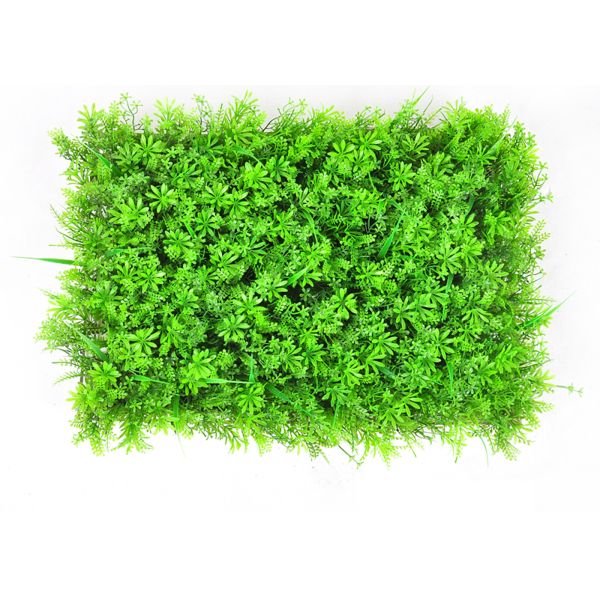 UV Resistant Office Background Artificial Green Grass Mat