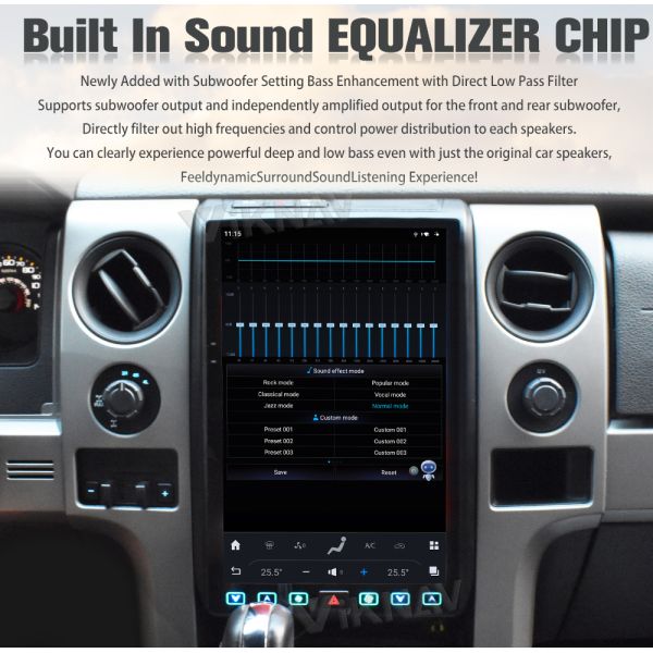 Android 13 Car Multimedia Player Radio For Ford Raptor F150 09-12 8+128G Head Unit Touch Screen Carplay