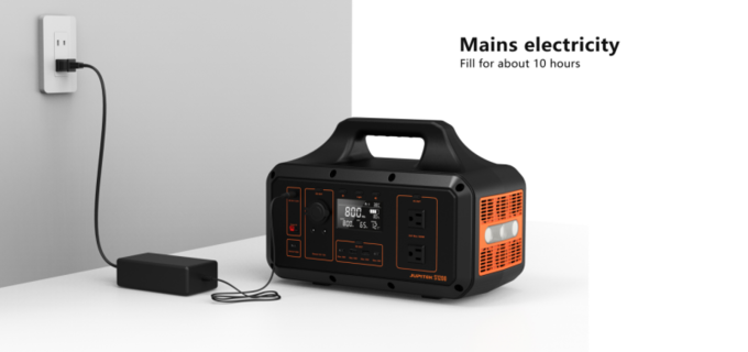 Black 1500W Portable Power Station 1024Wh 240V Solar Generator 2