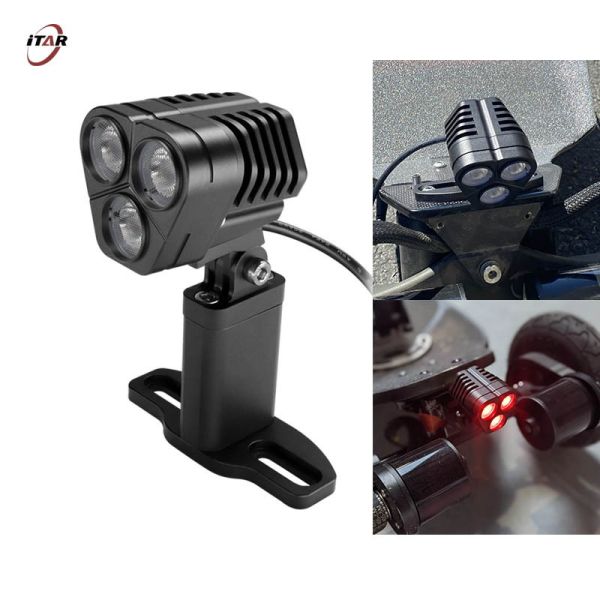600 Lumens Electric Skateboard Lights Aluminum Alloy Material
