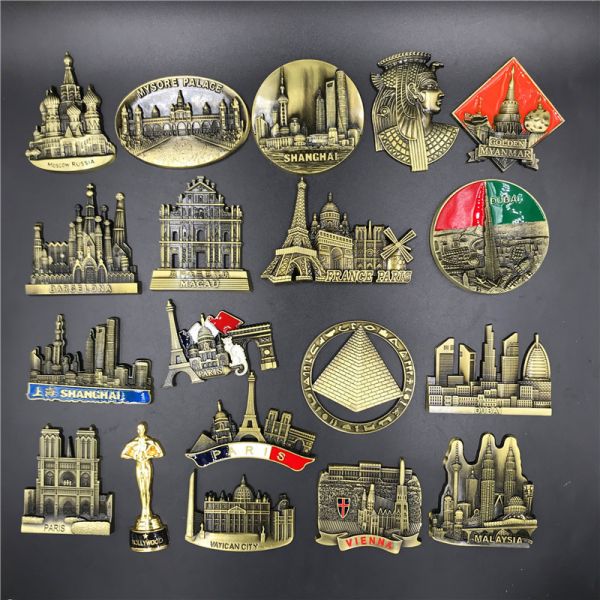 Tourist Souvenir Tin Fridge Magnet Refrigerator Photo Magnets