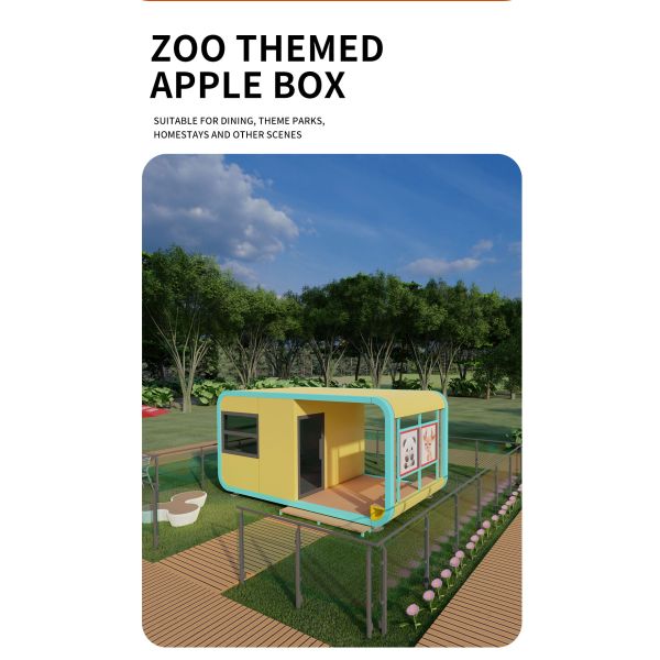 Glass Room Container Outdoor Midcentury Design Style Space Capsule Homestay Hotel