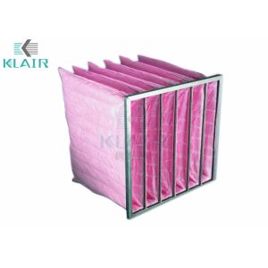 Buy cheap G4 Synthetic Fine Bag Air Filters Aluminum / Galvanized steel For All Hvac from wholesalers