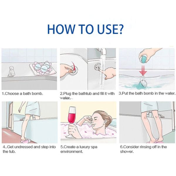 Essential Oil Bath Salts , Organic Rainbow Bath Bomb For Kids