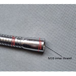 12mm Gooseneck Led Flexible Gooseneck Microphone Holder Stand DIY M10