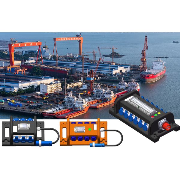 8 Channel Power Distro Boxes Manual Switch 6080w Convenient Power Socket Box