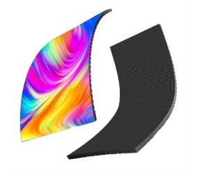 China P4 Indoor Flexible LED Display Screen Front Service With 960×720mm Simple Steel Cabinet wholesale