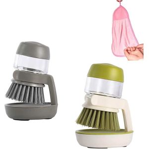 China Handheld Dish Soap Brush With Sturdy Nylon Bristles wholesale