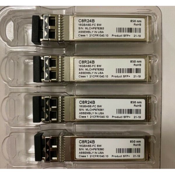 C8R24B HPE MSA 16Gb Short Wave Fibre Channel SFP+ 4-pack Transceiver