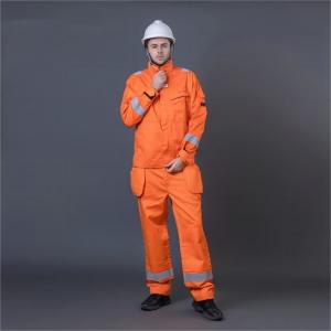 China 65% Cotton 35% Polyester Safety Work Uniforms NZS Lightweight Fire Retardant Coveralls wholesale