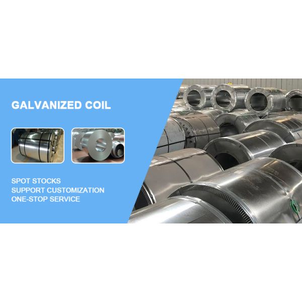 Customized Dx51d Dx52d Dx53d Galvanized Steel Coil Metal Hot Dipped for AiSi Standard Grade