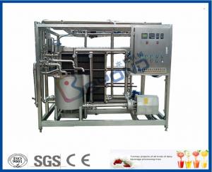 China High Temperature Sterilization Uht Processing Equipment , Milk Production Plant on sale