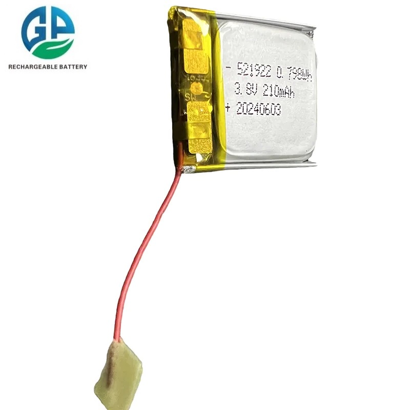 Li Polymer KC Rechargeable Lipo Battery 3.8v 210mAh 521922 Battery Rechargeable Lipo Battery Pouch Cell Real Capacity For Bluetooth