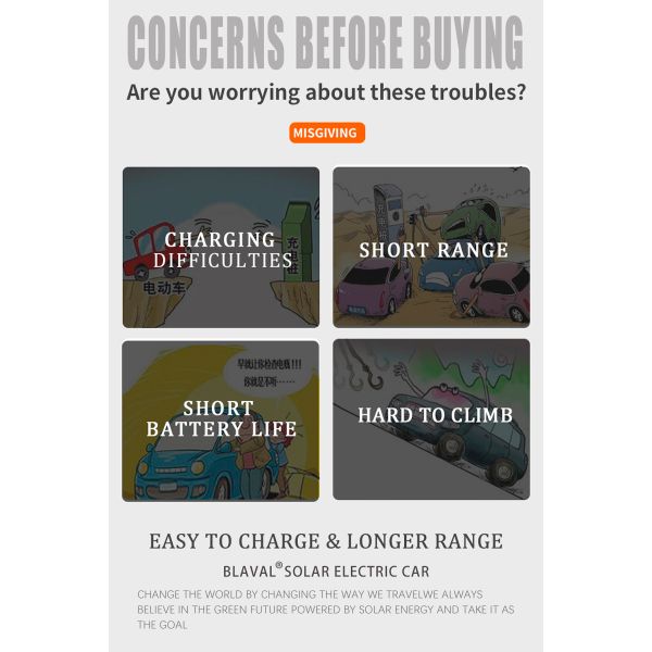 BLAVAL FH-S8 4 Wheel Drive Electric Car 4-6hour Charging